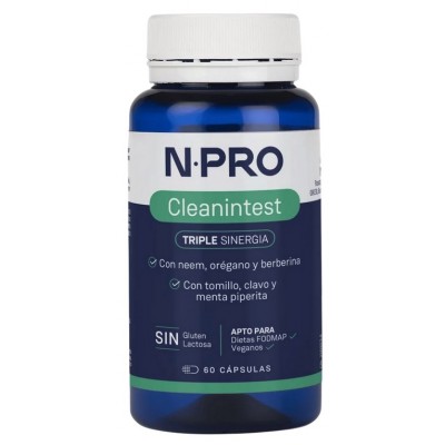Comprar NPRO CLEANINTEST 60 CAPSULAS al mejor precio en NuestraFarma, tu farmacia online