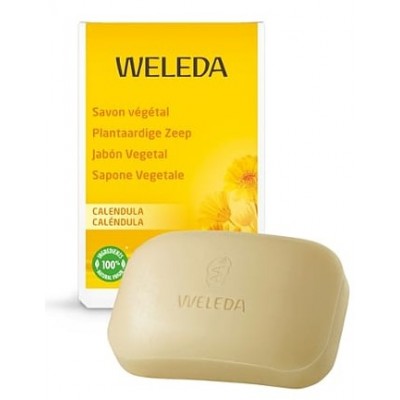 Comprar WELEDA JABON VEGETAL CALENDULA 100 G al mejor precio en NuestraFarma, tu farmacia online
