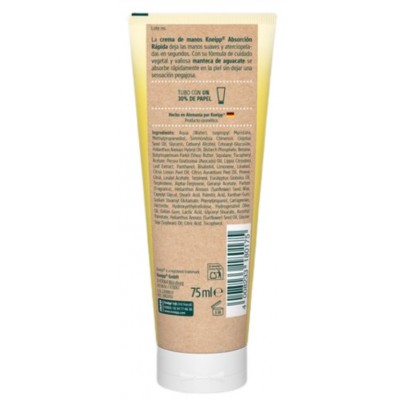 Comprar KNEIPP CREMA DE MANOS ABSORCION RAPIDA PARA PIEL NORMAL 75 ML al mejor precio en NuestraFarma, tu farmacia online