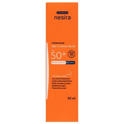 Comprar ACOFARMA NESIRA GEL-CREMA FACIAL SPF50+ 50 ML al mejor precio en NuestraFarma, tu farmacia online