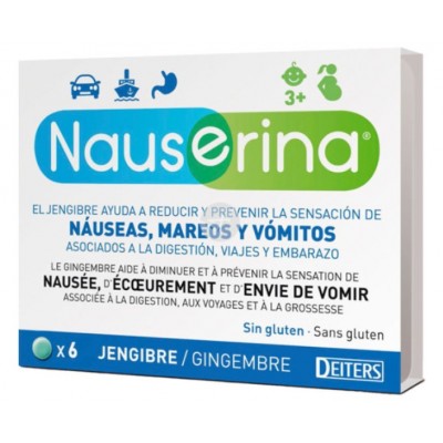 Comprar NAUSERINA 6 COMPRIMIDOS al mejor precio en NuestraFarma, tu farmacia online