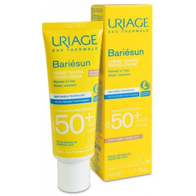 Comprar URIAGE BARIÉSUN CREMA SPF50+ COLOR DORADO 50 ML al mejor precio en NuestraFarma, tu farmacia online