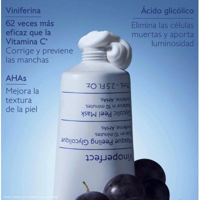 Comprar CAUDALIE VINOPERFECT MASCARILLA PEELING CON ÁCIDO GLICÓLICO 75 ML al mejor precio en NuestraFarma, tu farmacia online