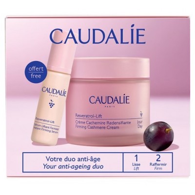 Comprar CAUDALIE PACK RESVERATROL-LIFT CREMA CACHEMIR REDENSIFICANTE CON RESVERATROL 50 ML + SERUM 10 ML al mejor precio en NuestraFarma, tu farmacia online