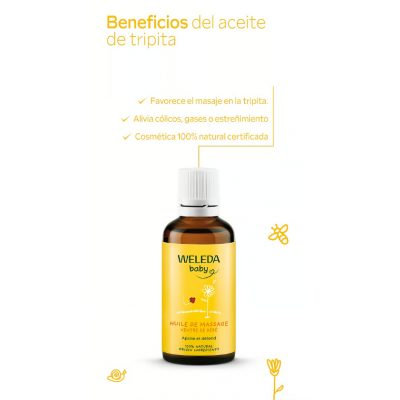Comprar WELEDA ACEITE PARA LA TRIPITA DEL BEBE 50 ML al mejor precio en NuestraFarma, tu farmacia online