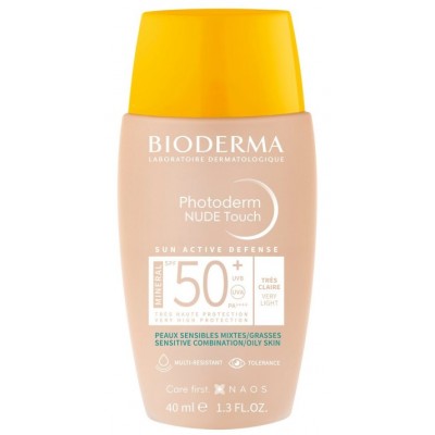 Comprar BIODERMA PHOTODERM NUDE TOUCH SPF50+ COLOR NATURAL 40 ML al mejor precio en NuestraFarma, tu farmacia online