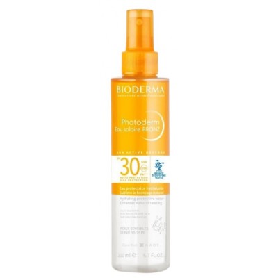 Comprar BIODERMA PHOTODERM AGUA SOLAR BRONCEADORA SPF30 200 ML al mejor precio en NuestraFarma, tu farmacia online