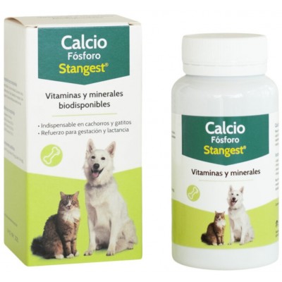 Comprar CALCIO FOSFORO STANGEST 100 COMPRIMIDOS al mejor precio en NuestraFarma, tu farmacia online