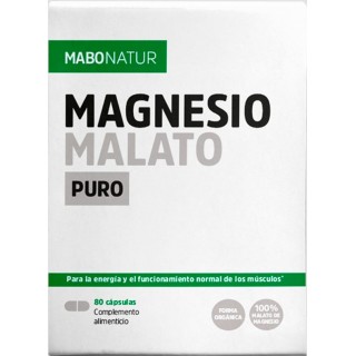 MABONATUR MAGNESIO MALATO PURO 80 CAPSULAS
