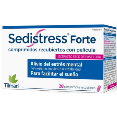 Comprar SEDISTRESS FORTE 28 COMPRIMIDOS RECUBIERTOS al mejor precio en NuestraFarma, tu farmacia online