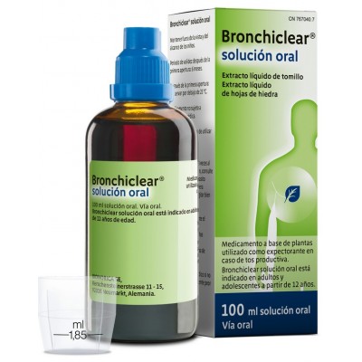 Comprar BRONCHICLEAR SOLUCION ORAL 1 FRASCO 100 ML al mejor precio en NuestraFarma, tu farmacia online