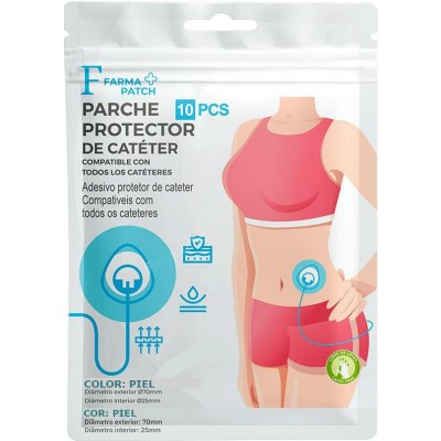 Comprar FARMA PATCH PARCHE ADHESIVO PROTECTOR DE CATETER 10 UNIDADES COLOR PIEL al mejor precio en NuestraFarma, tu farmacia online