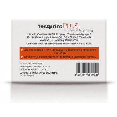 Comprar SORIA NATURAL FOST PRINT PLUS 20 VIALES 15 ML al mejor precio en NuestraFarma, tu farmacia online