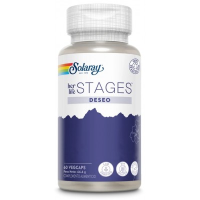 Comprar SOLARAY STAGES DESEO 60 CAPSULAS al mejor precio en NuestraFarma, tu farmacia online