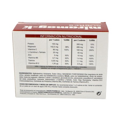 Comprar MIRAMAG - K 20 SOBRES 4,6 G SABOR NARANJA al mejor precio en NuestraFarma, tu farmacia online