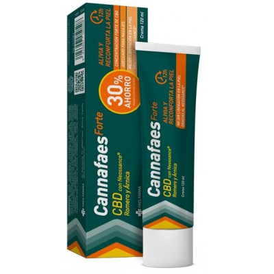 Comprar CANNAFAES FORTE CBD CREMA 120 ML al mejor precio en NuestraFarma, tu farmacia online
