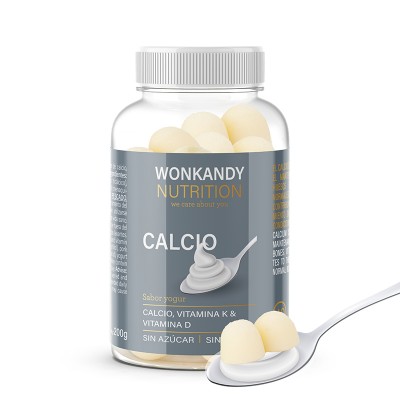 Comprar WONKANDY NUTRITION CALCIO + VITAMINA D Y K 40 GOMINOLAS SABOR YOGURT al mejor precio en NuestraFarma, tu farmacia online