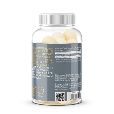 Comprar WONKANDY NUTRITION CALCIO + VITAMINA D Y K 40 GOMINOLAS SABOR YOGURT al mejor precio en NuestraFarma, tu farmacia online