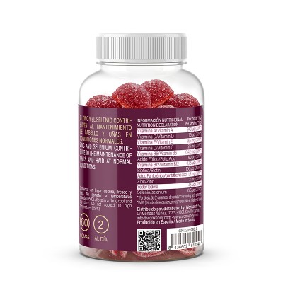 Comprar WONKANDY NUTRITION PELO Y UÑAS 60 GOMINOLAS DE GOMA SABOR CEREZA al mejor precio en NuestraFarma, tu farmacia online