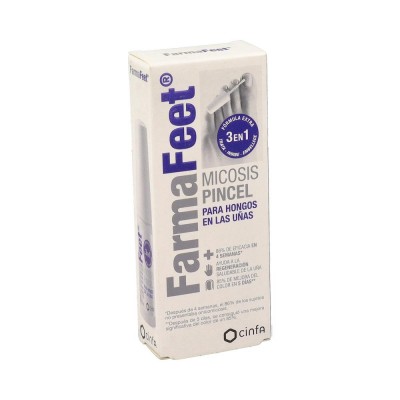 Comprar FARMAFEET MICOSIS PINCEL PARA HONGOS EN LAS UÑAS 3 EN 1 4 ML al mejor precio en NuestraFarma, tu farmacia online