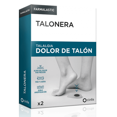 Comprar FARMALASTIC TALONERA 2 UNIDADES TALLA MEDIANA al mejor precio en NuestraFarma, tu farmacia online