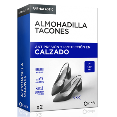 Comprar FARMALASTIC ALMOHADILLA TACONES 2 UNIDADES TALLA UNICA al mejor precio en NuestraFarma, tu farmacia online