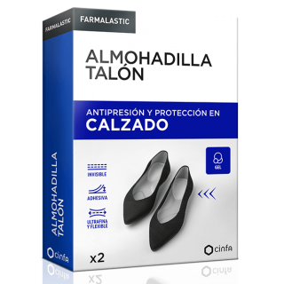 FARMALASTIC ALMOHADILLA TALON 2 UNIDADES TALLA UNICA