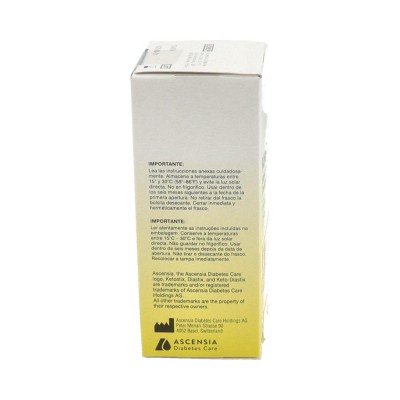 Comprar KETO-DIASTIX TIRAS REACTIVAS GLUCEMIA Y CUERPOS CETONICOS 50 UNIDADES al mejor precio en NuestraFarma, tu farmacia online