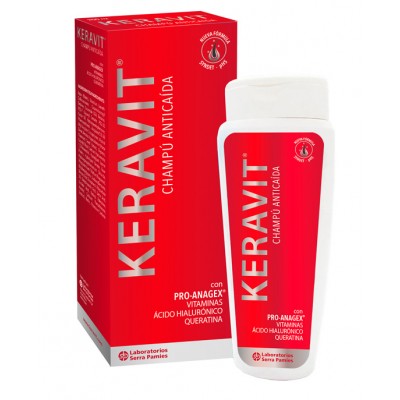 Comprar KERAVIT CHAMPU ANTICAIDA 200 ML al mejor precio en NuestraFarma, tu farmacia online