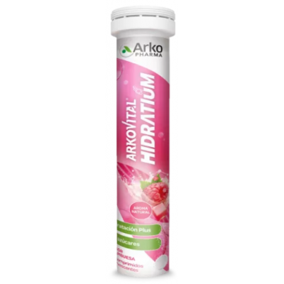 Comprar ARKOVITAL HIDRATIUM SABOR FRAMBUESA 24 COMPRIMIDOS EFERVESCENTES al mejor precio en NuestraFarma, tu farmacia online
