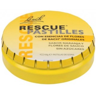 BACH RESCUE PASTILLAS NARANJA Y SAUCO 50 G