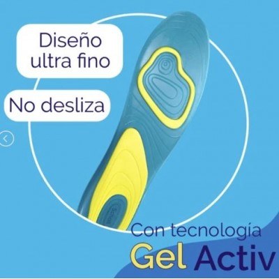 Comprar SCHOLL GELACTIV PLANTILLA USO DIARIO HOMBRE 1 PAR al mejor precio en NuestraFarma, tu farmacia online