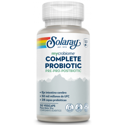 Comprar SOLARAY COMPLETE PROBIOTIC 30 CAPSULAS VEGETALES al mejor precio en NuestraFarma, tu farmacia online