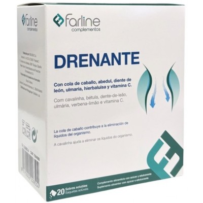 Comprar FARLINE DRENANTE 20 SOBRES al mejor precio en NuestraFarma, tu farmacia online