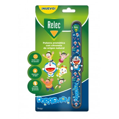 Comprar RELEC PULSERA CON CITRONELA DORAEMON 1 UNIDAD al mejor precio en NuestraFarma, tu farmacia online