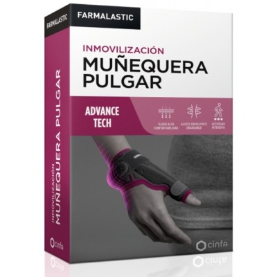 Comprar FARMALASTIC ADVANCE TECH MUÑEQUERA PULGAR 1 UNIDAD TALLA 1 al mejor precio en NuestraFarma, tu farmacia online