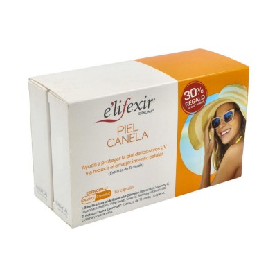 Comprar ELIFEXIR ESENCIALL PIEL CANELA 2 ENVASES 40 CAPSULAS al mejor precio en NuestraFarma, tu farmacia online