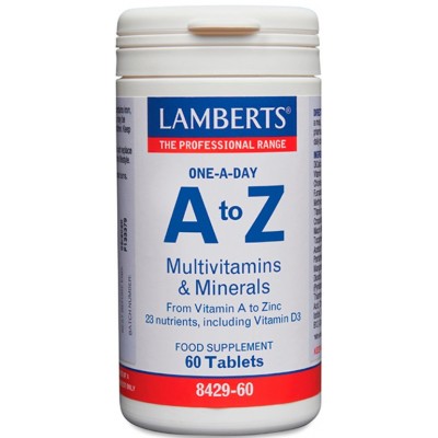 Comprar LAMBERTS A-Z MULTI 60 TABLETAS 8429 al mejor precio en NuestraFarma, tu farmacia online