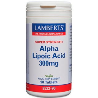 LAMBERTS ACIDO ALFA LIPOICO 300 MG 90 TABLETAS 8522