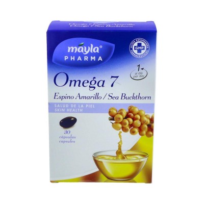 Comprar MAYLA OMEGA 7 ESPINO AMARILLO 30 CAPSULAS al mejor precio en NuestraFarma, tu farmacia online