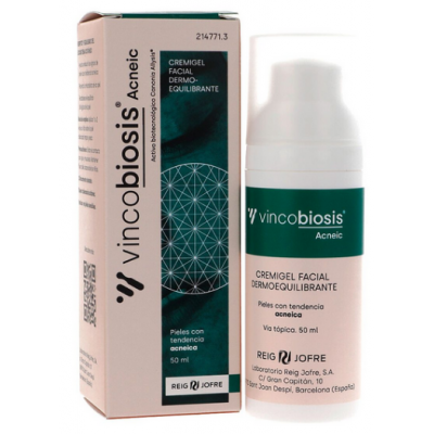 Comprar VINCOBIOSIS CREMIGEL FACIAL DERMOEQUILIBRANTE 50 ML al mejor precio en NuestraFarma, tu farmacia online