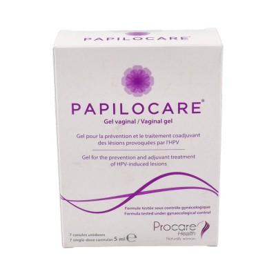 Comprar PAPILOCARE GEL VAGINAL 7 CANULAS 5 ML al mejor precio en NuestraFarma, tu farmacia online