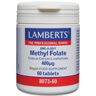 LAMBERTS METIL FOLATO 400 µG 60 TABLETAS 8073