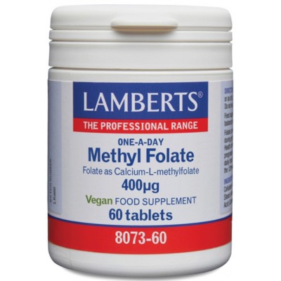 Comprar LAMBERTS METIL FOLATO 400 µG 60 TABLETAS 8073 al mejor precio en NuestraFarma, tu farmacia online