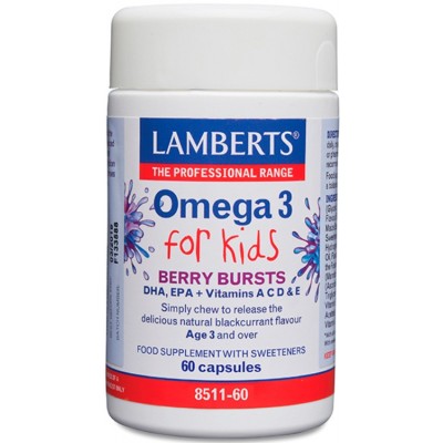 Comprar LAMBERTS OMEGA 3 PARA NIÑOS 60 CAPSULAS 8511 al mejor precio en NuestraFarma, tu farmacia online