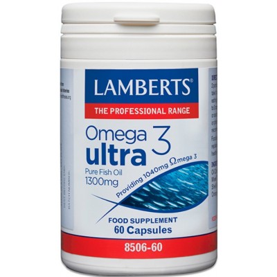 Comprar LAMBERTS OMEGA 3 ULTRA 60 CAPSULAS 8506 al mejor precio en NuestraFarma, tu farmacia online