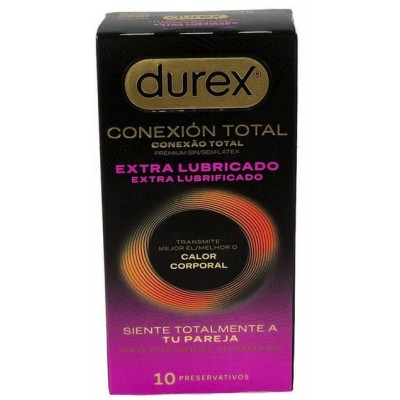 Comprar DUREX CONEXION TOTAL EXTRA LUBRICADO 10 PRESERVATIVOS al mejor precio en NuestraFarma, tu farmacia online