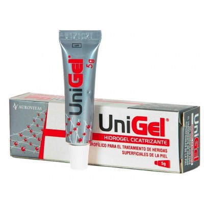Comprar UNIGEL HIDROGEL CICATRIZANTE AUROVITAS NEW 5 G al mejor precio en NuestraFarma, tu farmacia online