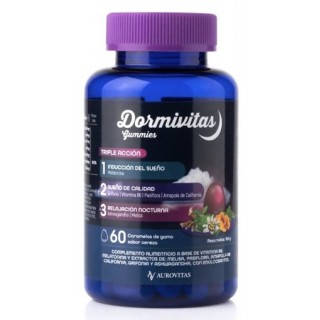 DORMIVITAS GUMMIES SABOR CEREZA 60 CARAMELOS DE GOMA