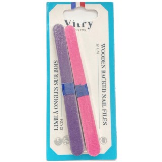 VITRY LIMAS DE UÑAS MADERA 12 CM 12 UNIDADES REF2086Z
